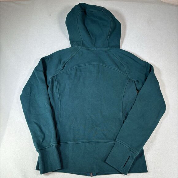Lululemon Scuba Full Zip Hoodie Size 6 Jasper Green - Picture 3 of 10